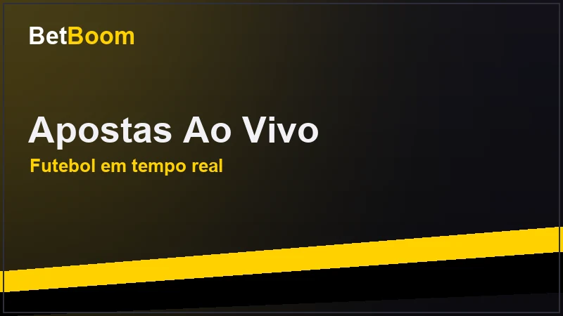 Painel de apostas ao vivo BetBoom com odds em tempo real e estatísticas de jogo de futebol