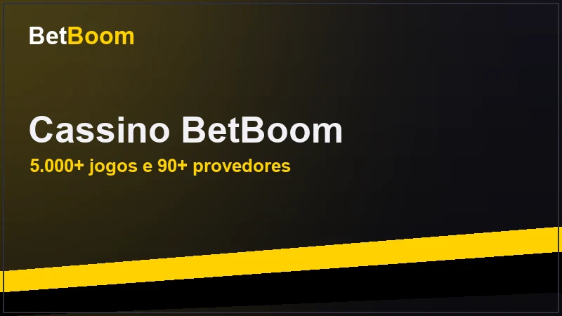 Lobby do cassino BetBoom com slots, crash games e mesas ao vivo