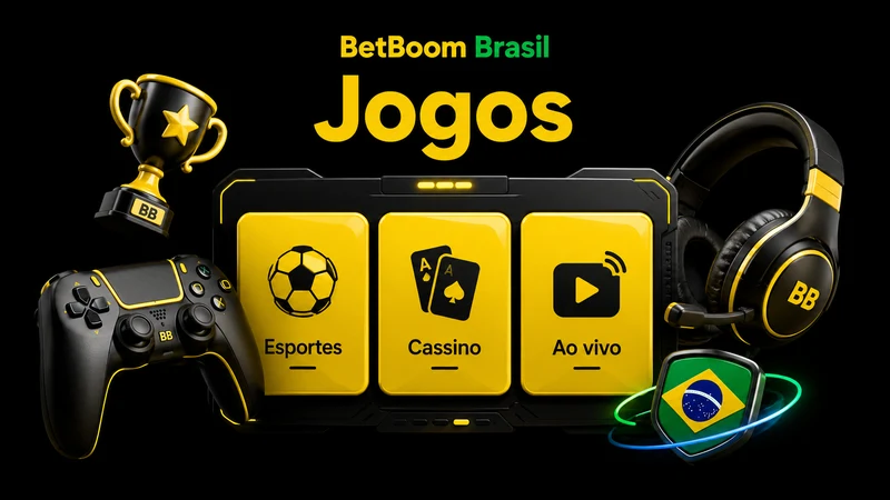 Produtos da BetBoom Brasil: apostas esportivas, cassino e jogos ao vivo