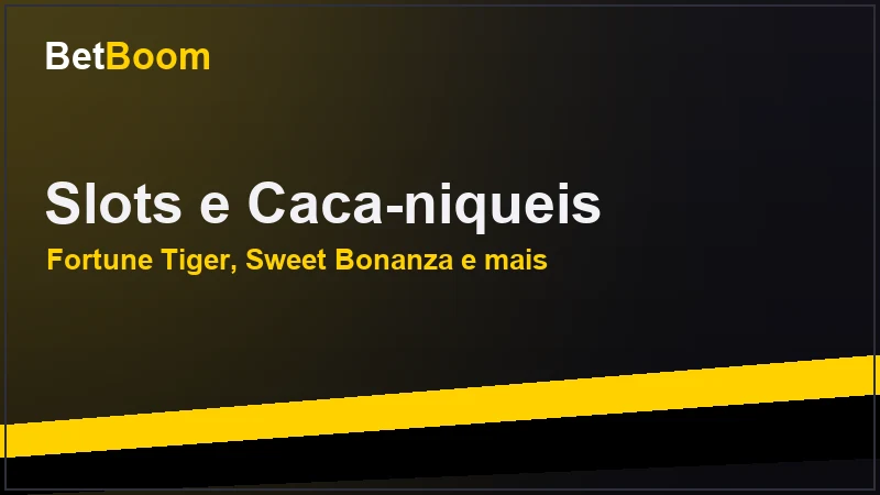 Colagem de slots populares no cassino BetBoom: Fortune Tiger, Sweet Bonanza e Gates of Olympus